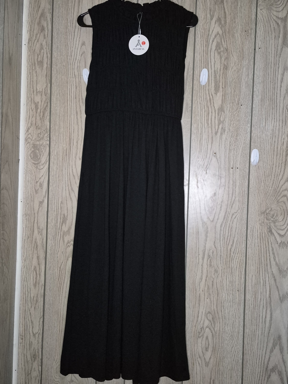 Smocked Black Maxi Dress - Classic Black Maxi for Women